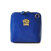 Pratesi Volterra electric blue leather shoulder bag. 