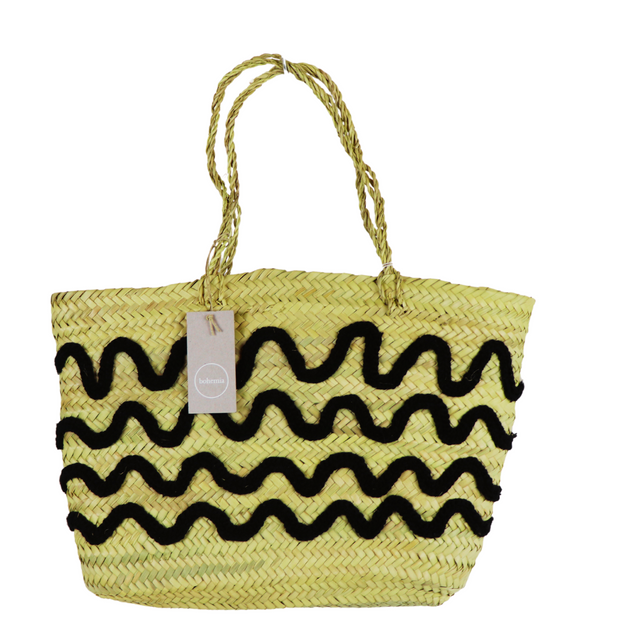 The Squiggle (Small Beach Bag) - Belmore Boutique
