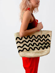 The Squiggle (Small Beach Bag) - Belmore Boutique