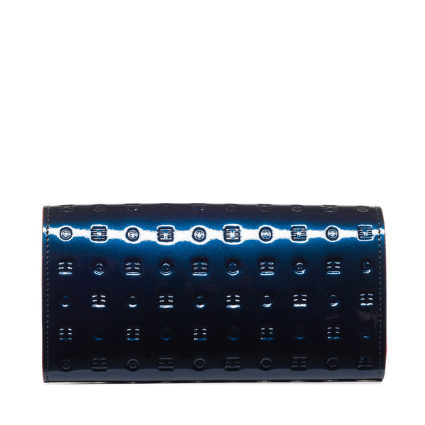 Arcadia Ocean Blue Flappy Multi Pockets Wallet - Belmore Boutique