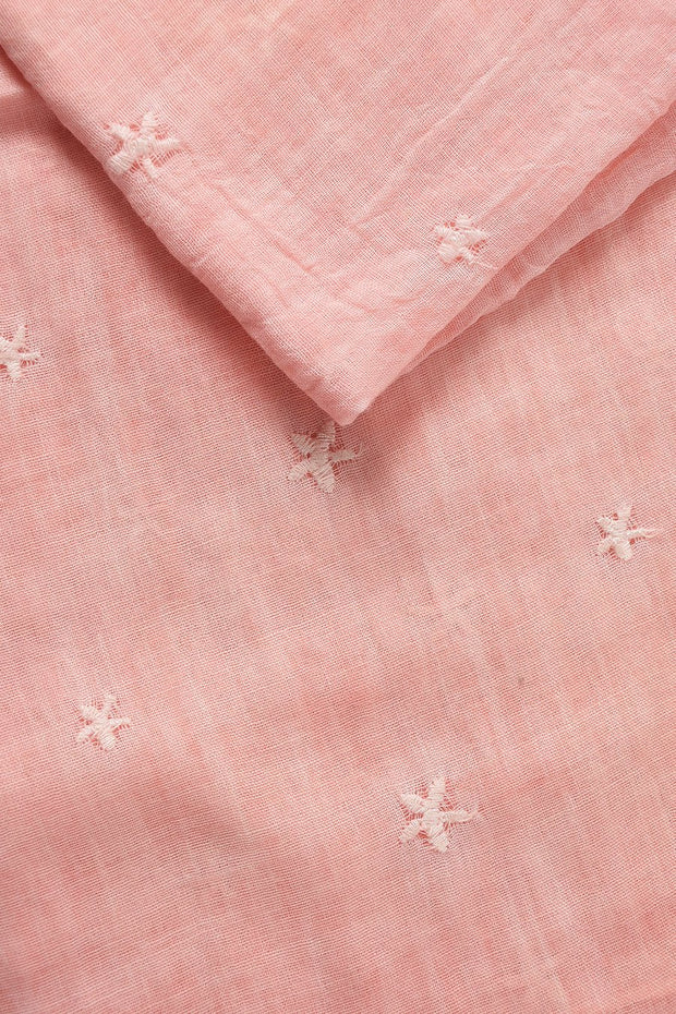 Light Pink Embroidered Stars - Belmore Boutique