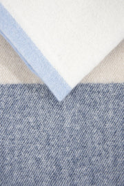 Multi-tone Blue and Cream Blanket Scarf - Belmore Boutique