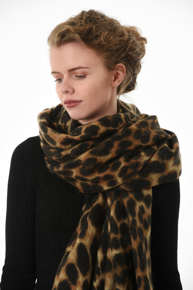 Leopard Blanket Scarf, Blanket scarves