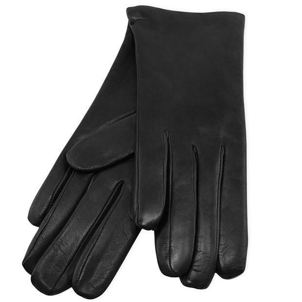 Belmore Boutique black leather gloves. 