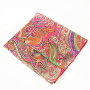 Belmore Boutique pink Celtic print silk scarf. 