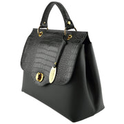 Giordano black Guilia leather handbag. 