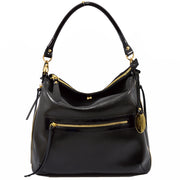 Giordano Sara black leather handbag. 