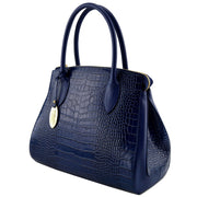 Giordano blue Catherine leather handbag. 