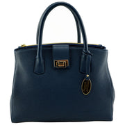 Giordano blue Deborah leather handbag. 
