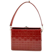 Giordano Stella red patent leather handbag. 