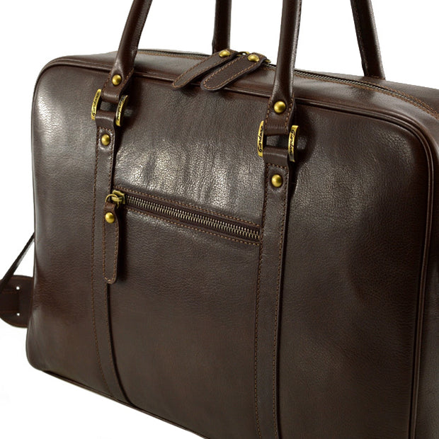 Giordano brown Bristol briefcase / laptop bag. 